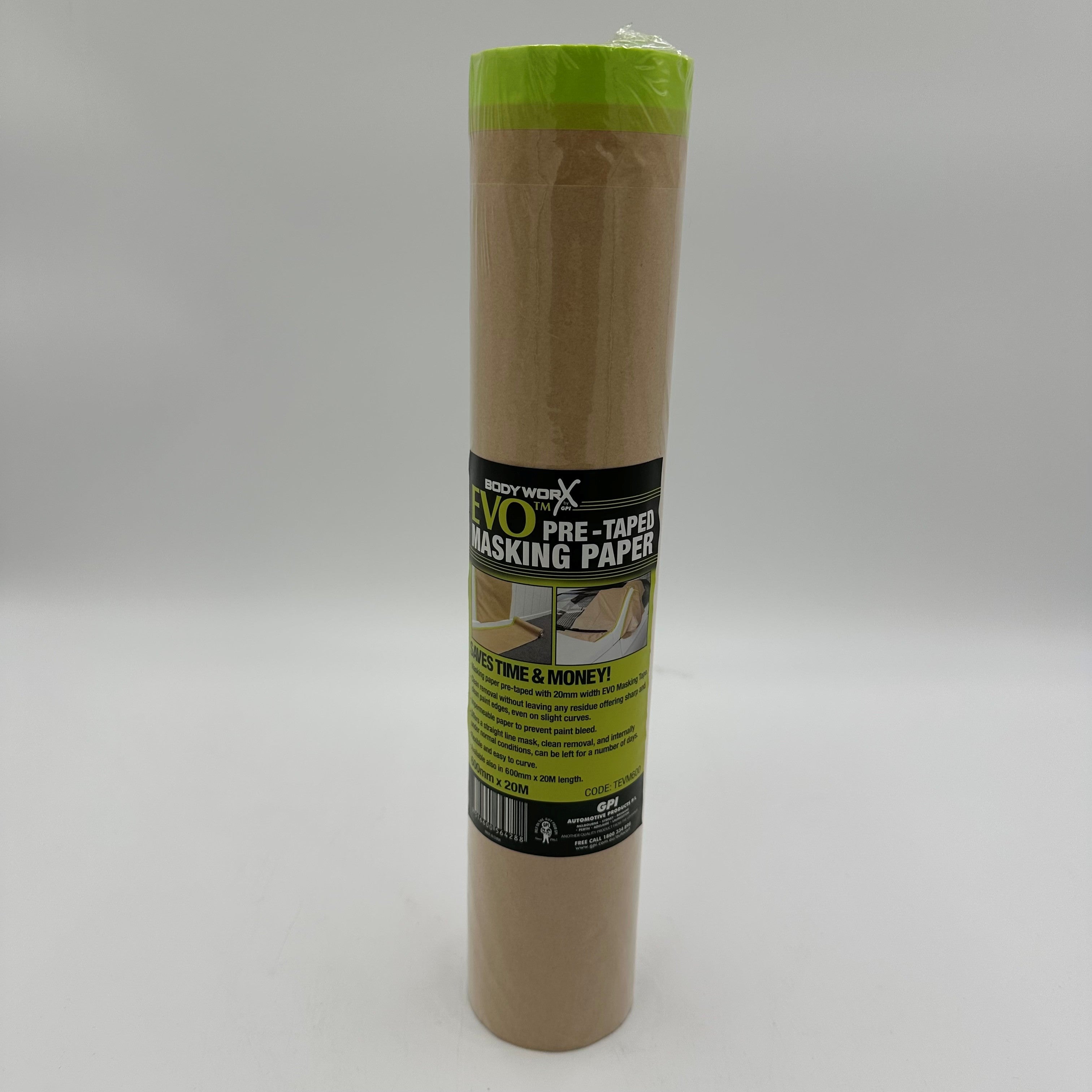 Body Worx Evo Pre-Taped Masking Paper