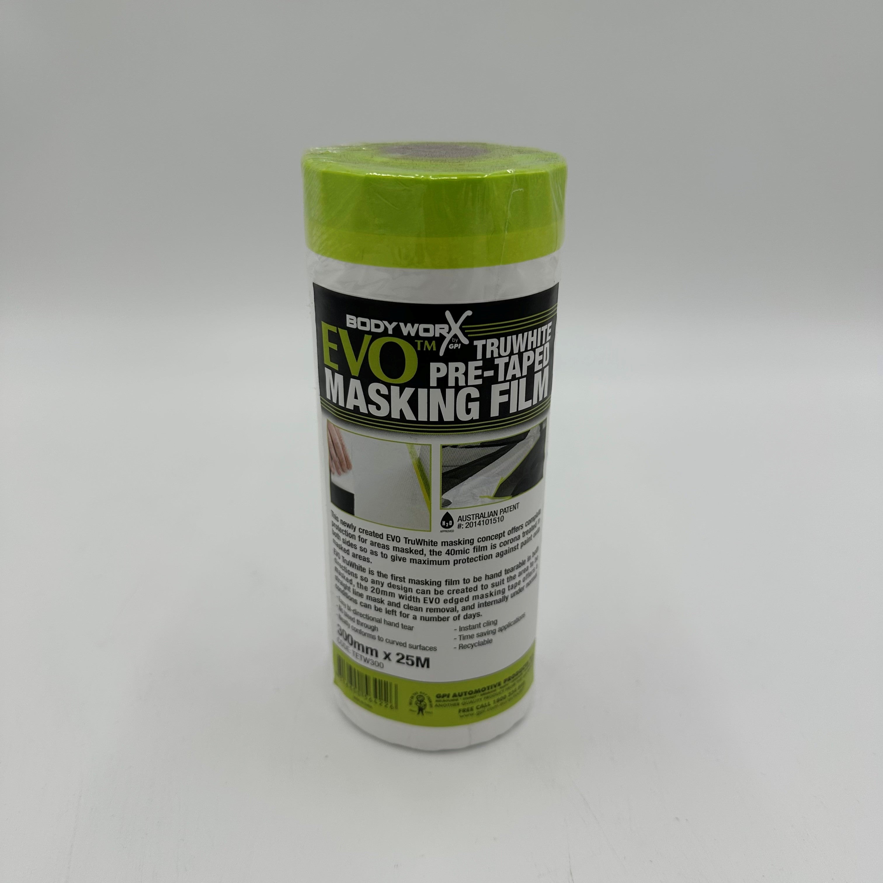 Body Worx Evo Tru-White Pre-Taped Masking Paper