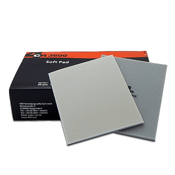 4CR 3600 Soft Pad 140mm x 115mm - 20 Pack