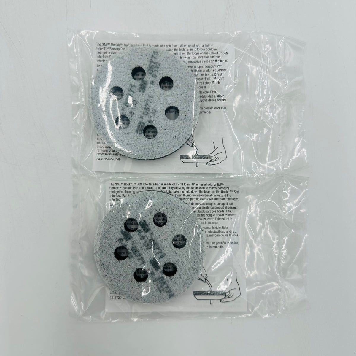 3M Hookit 3" Soft Interface Pad (2 Pack) 76mm