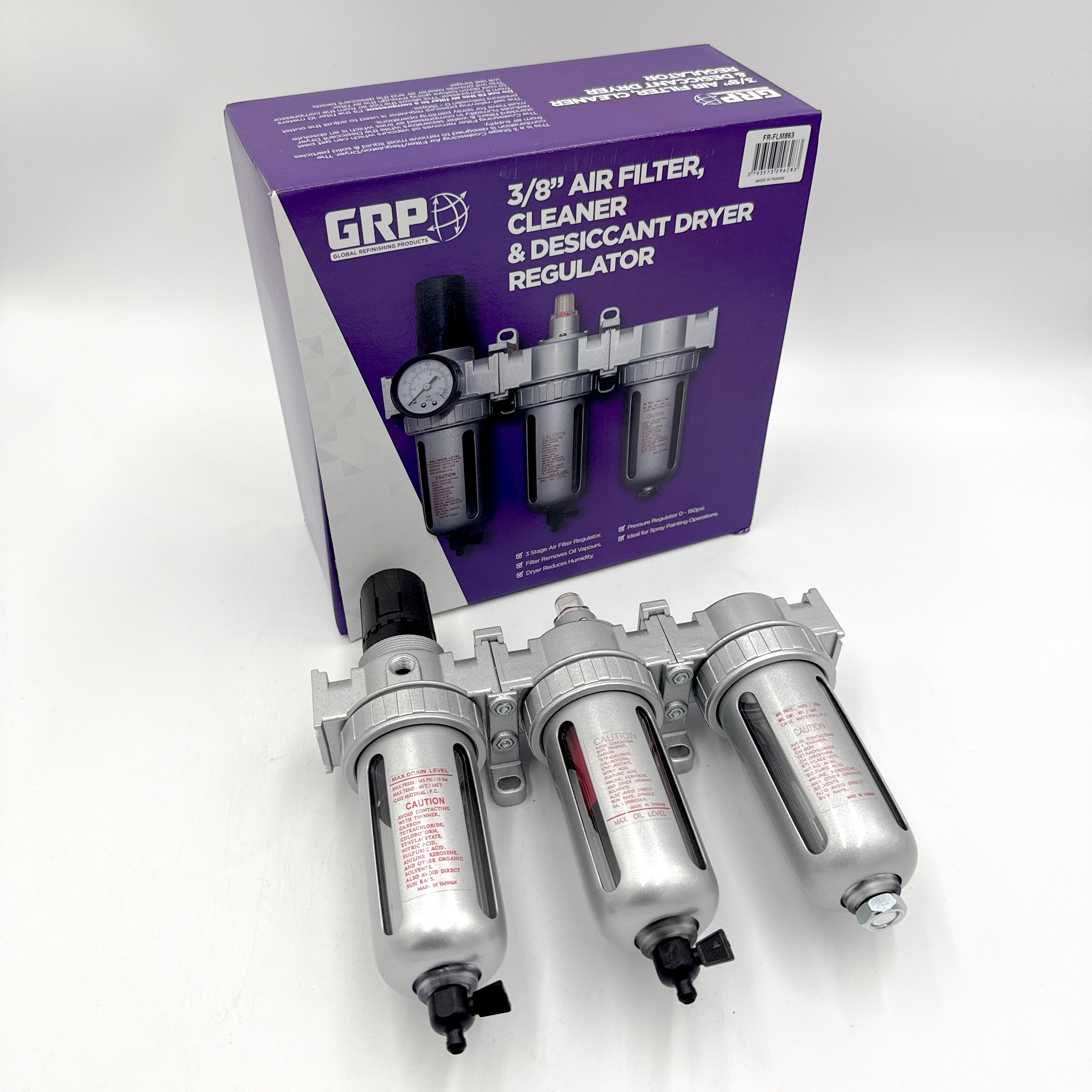 AIR REGULATOR FILTERCleaner&Des 3/8