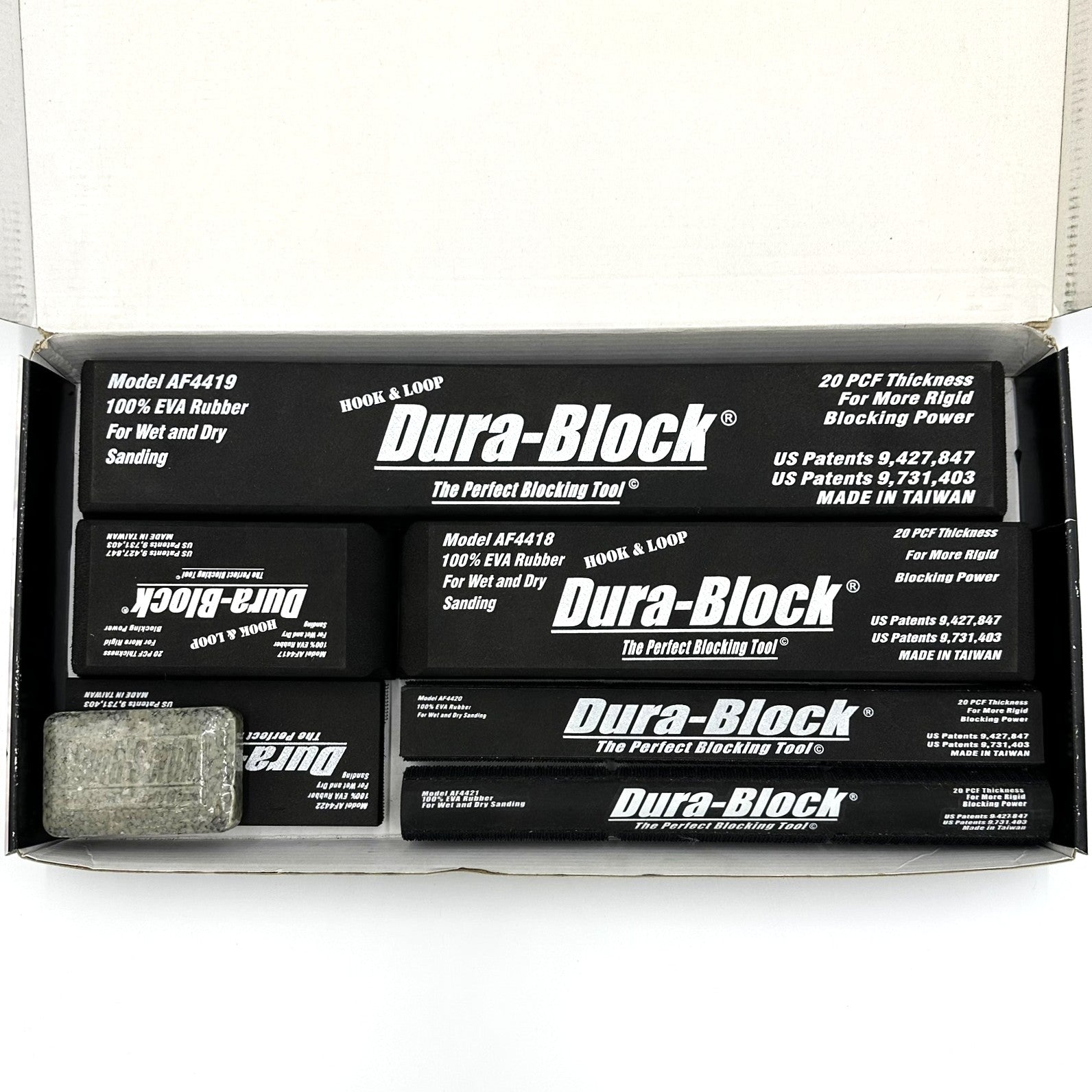 Dura-Block 7 Piece Block Kit Hook & Loop