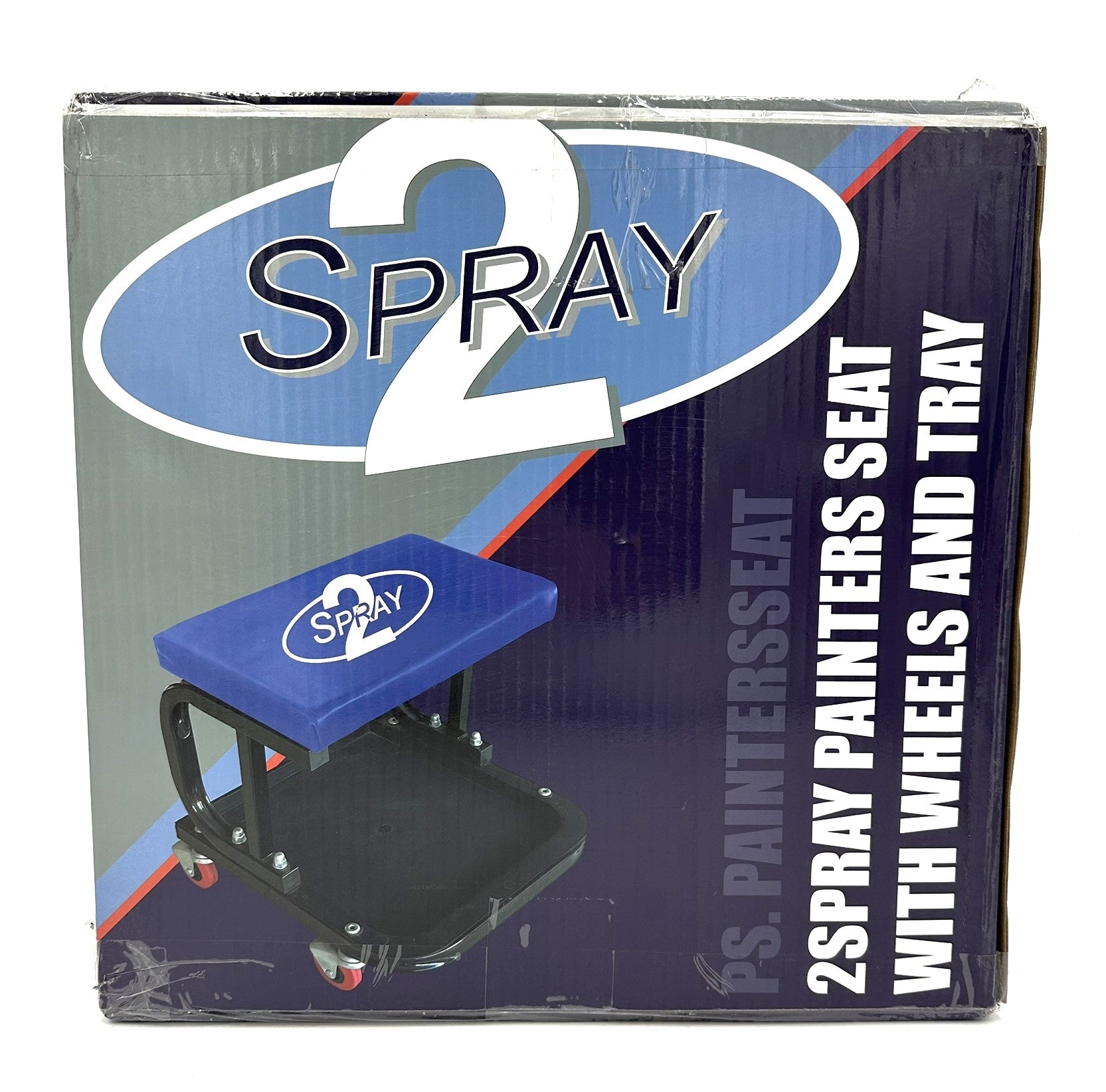 2 Spray Painters Seat w Wheels & Tray