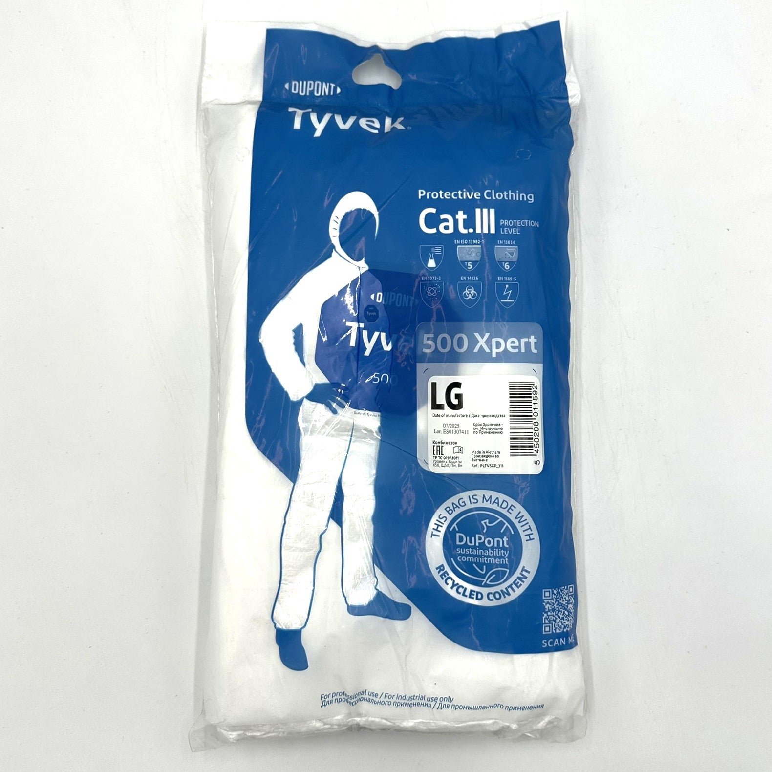 TYVEK DISPOSABLE OVERALLS