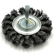 3' TWIST KNOT WIRE WHEEL FOR DRILL