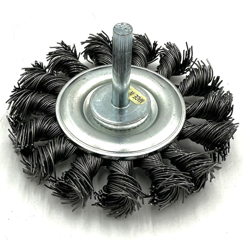 3' TWIST KNOT WIRE WHEEL FOR DRILL