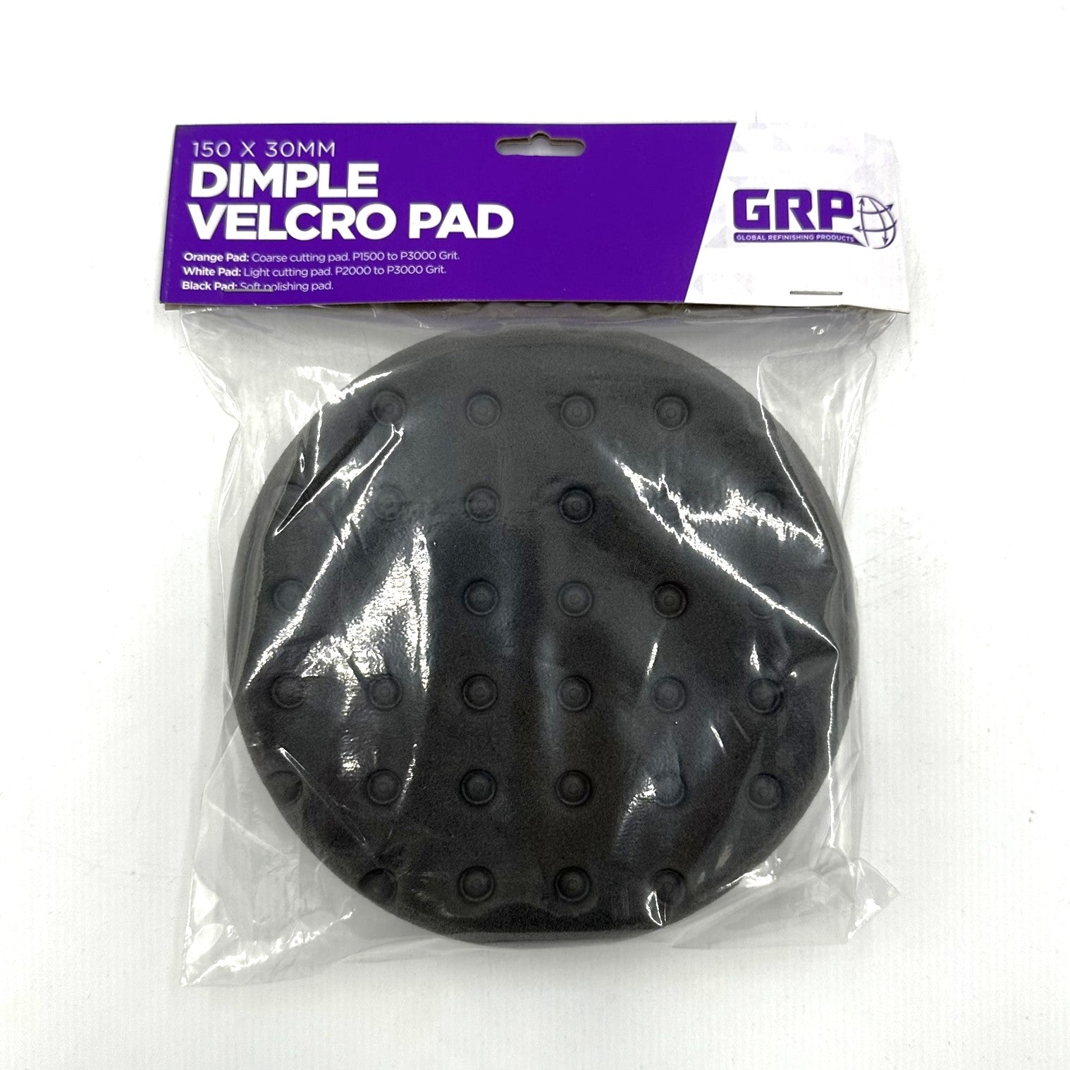 BLACK FOAM PAD VELCRO 150MM