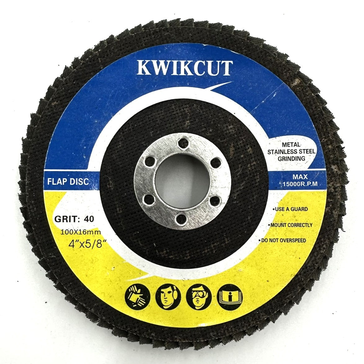 Kwikcut Flap DISC 100 X 16 Z40g