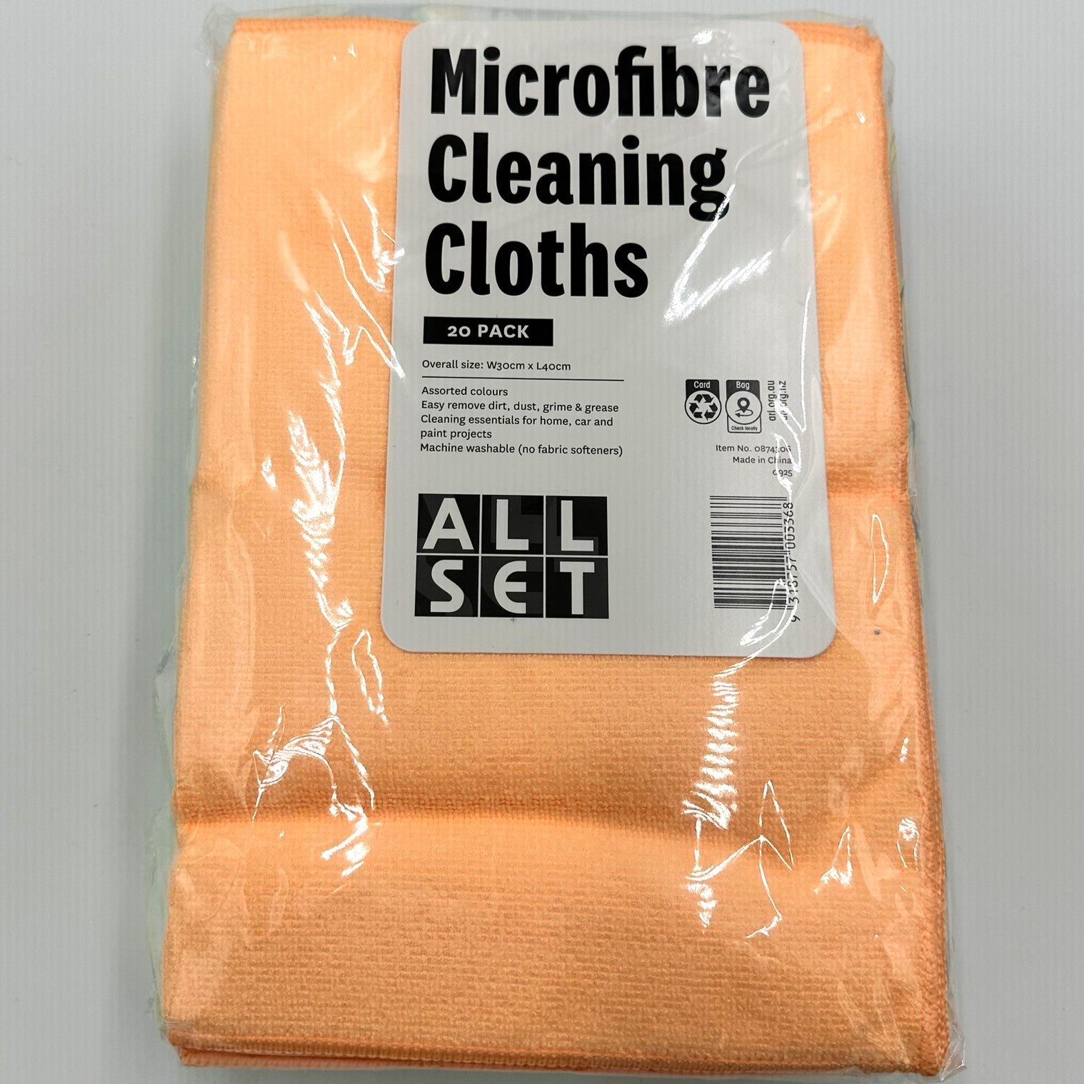 Micro Fibre Cleaning Cloths 20PK