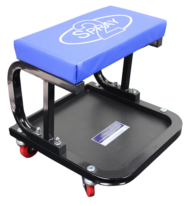 2 Spray Painters Seat w Wheels & Tray