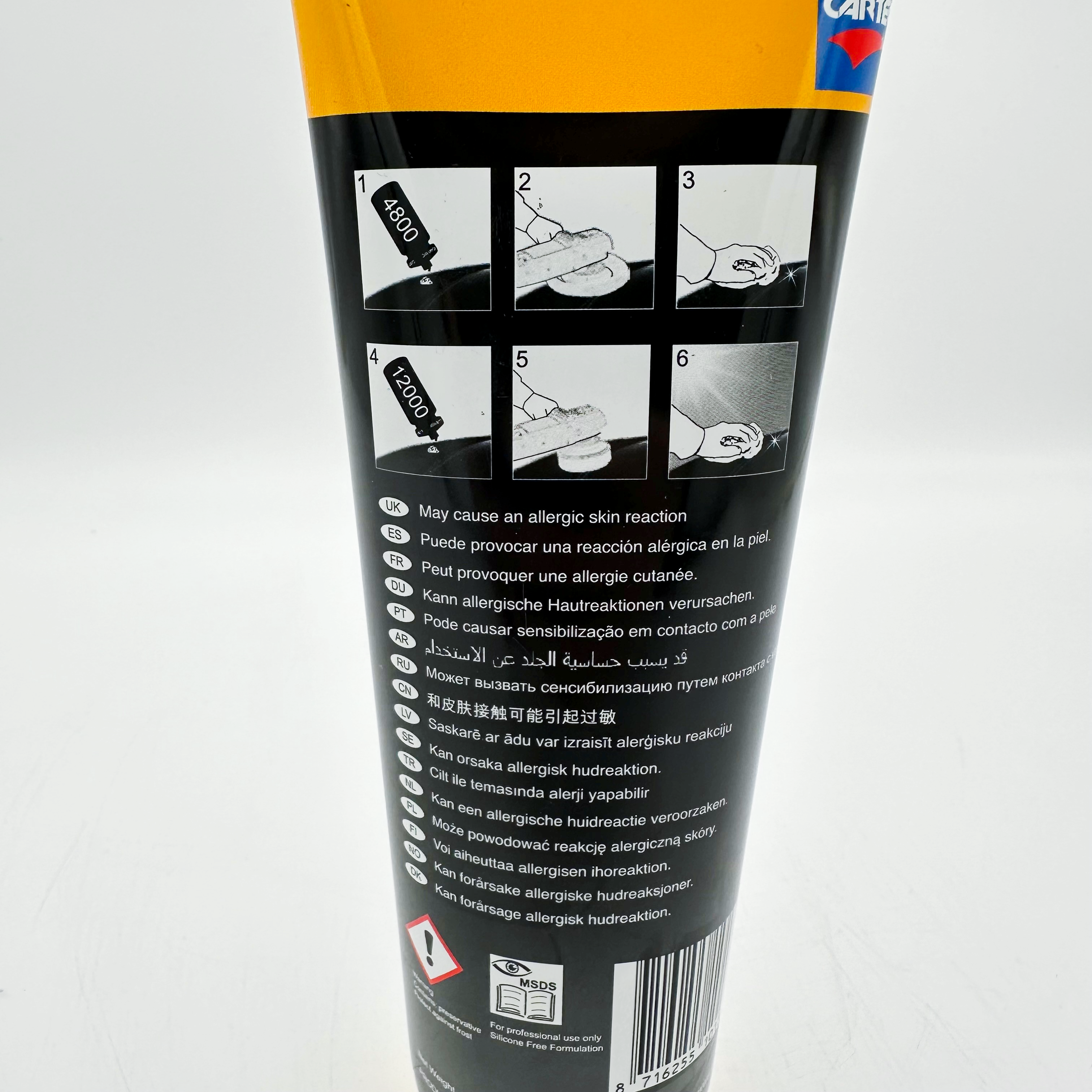 Cartec Compound 4800 Paste Refinish 400g Tube