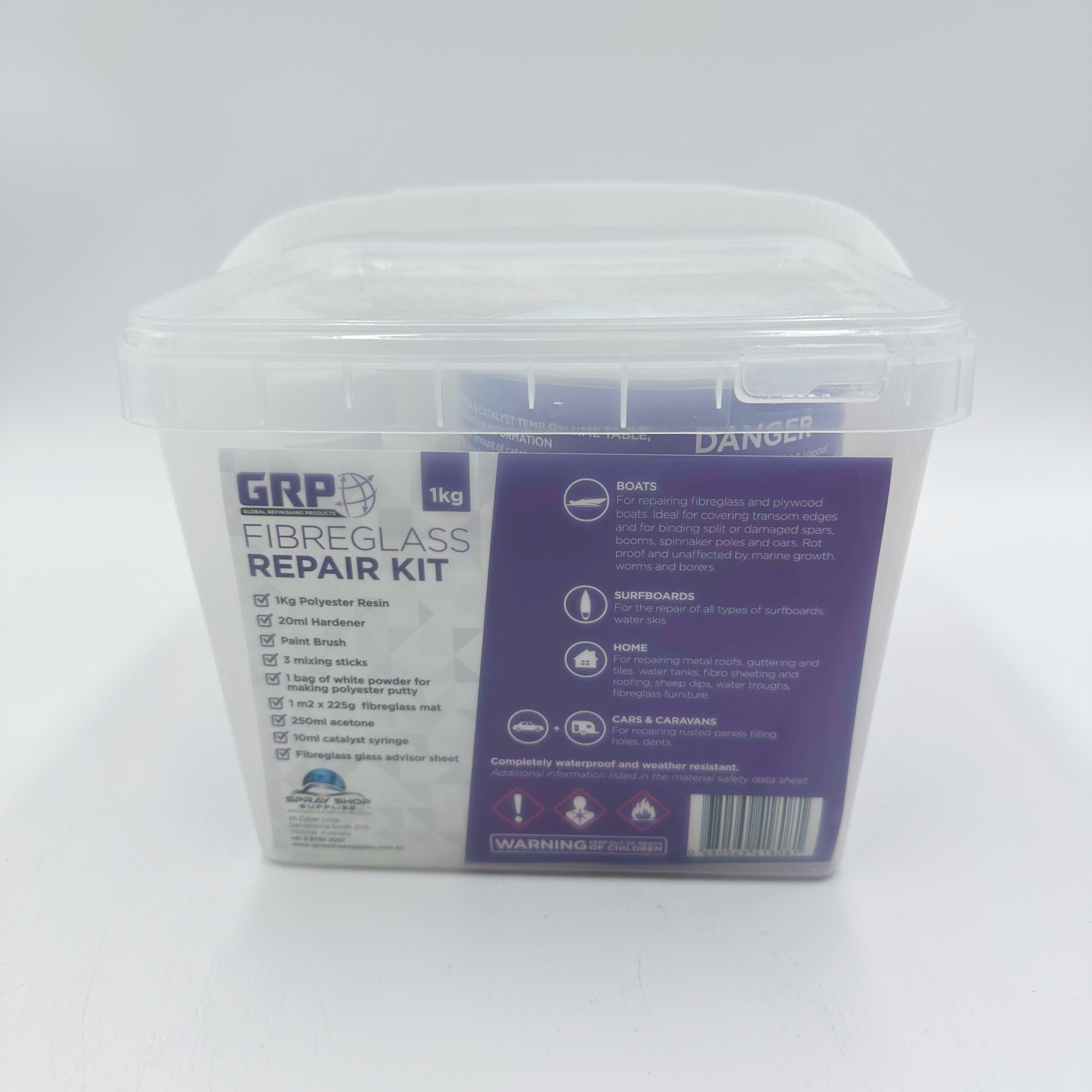 GRP Fibreglass Repair Kit 1kg