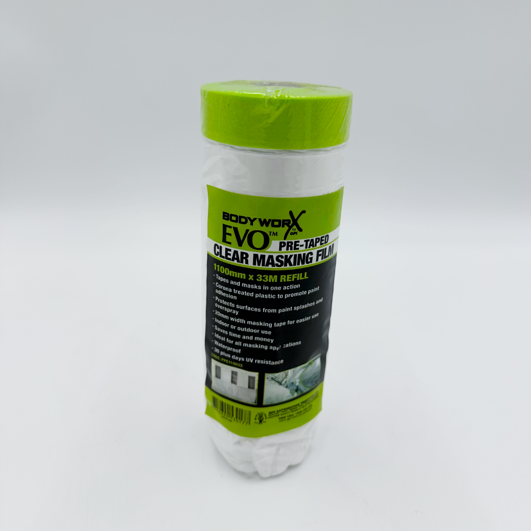 Body Worx Evo Pre-Taped Clear Masking Film Refill