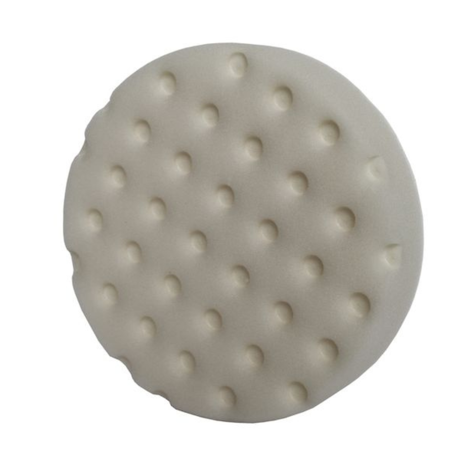 WHITE FOAM PAD VELCRO 150MM