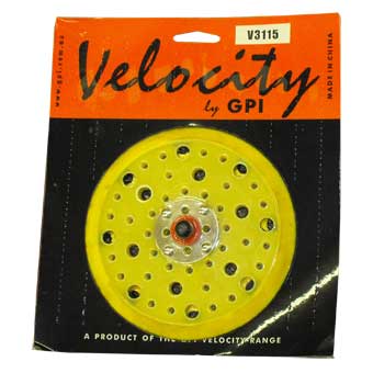 Velocity Velcro Backing Pad 15H 150mm