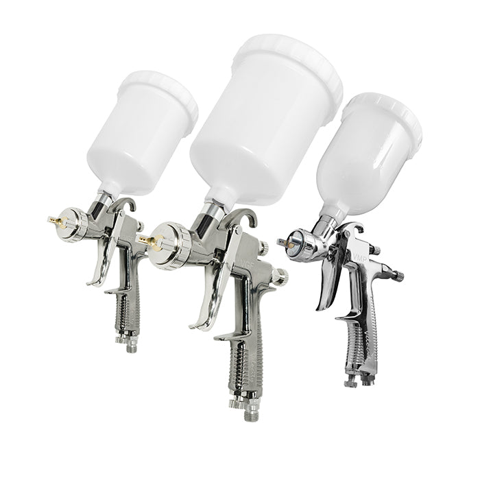 Velocity 1.4,1.8, 1.0 Spray Gun 2 Pots